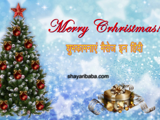 Happy Cristmas Day Wishes in Hindi