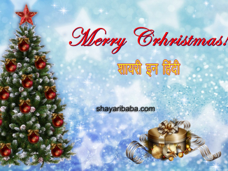 Happy Christmas Day Shayari in Hindi